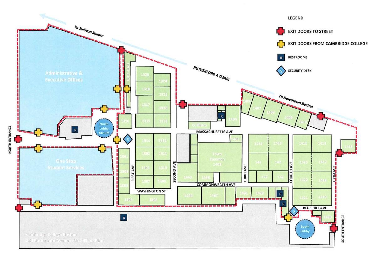 campus building map