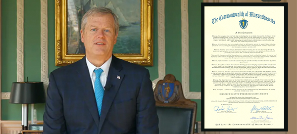 Governor Baker and cybersecurity month