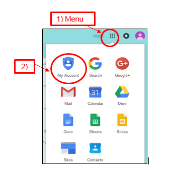 Google Email Changing Your Password Cambridge College
