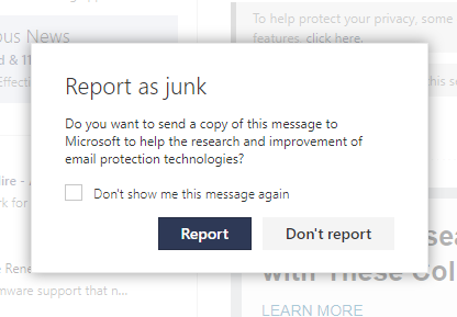 Report as Junk