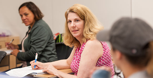 students in class