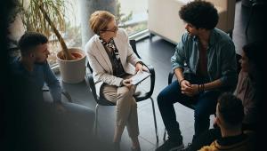 Mental Health Counselor in Session