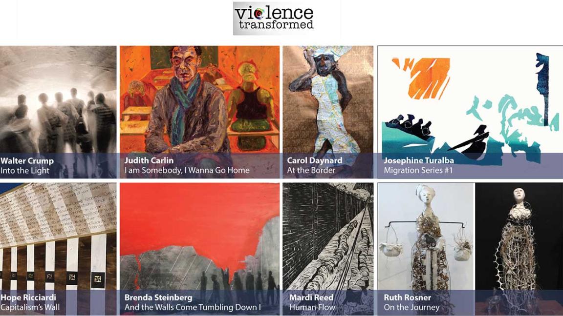 artwork from Violence Transformed 2019