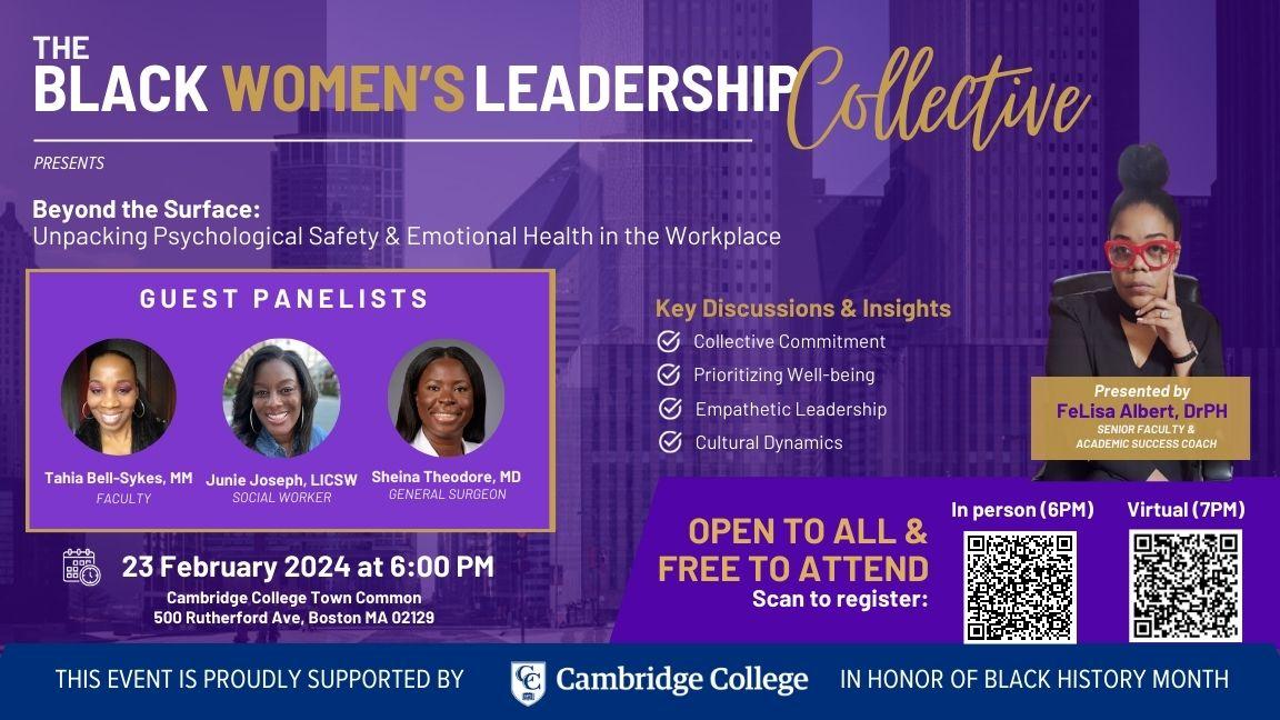 Black Women's Leadership Collective Event